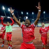 La joie de Winsley Boteli, buteur décisif.